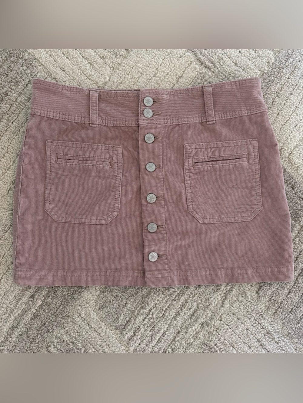 Free People Corduroy Mini Skirt